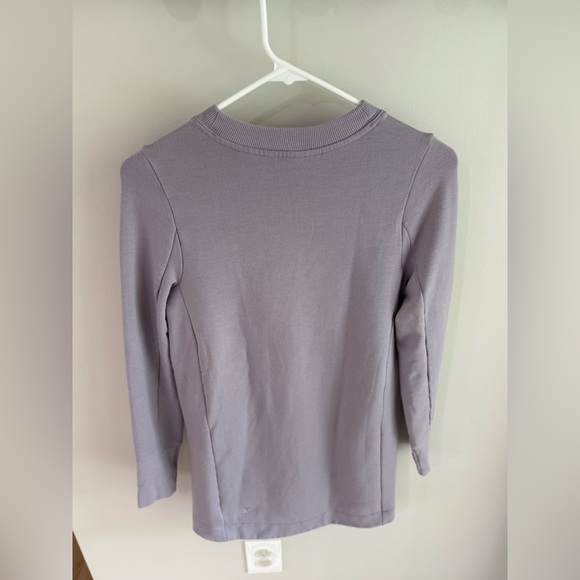 Athleta Coaster Luxe Sweatshirt Dress - Light Purple - Size Extra Small XS P - Picture 10 of 12